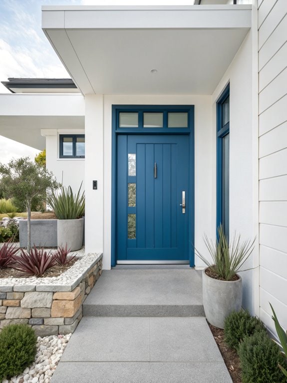 bold colorful front doors