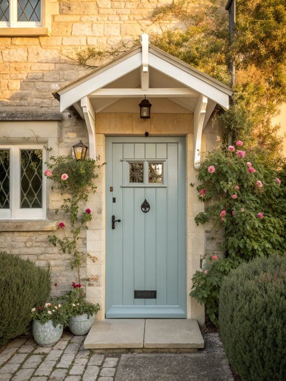 charming cottage door awnings