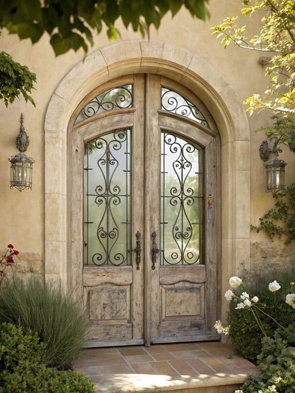 charming vintage arched doors