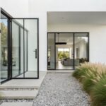 contemporary glass door designs