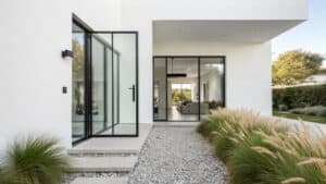 contemporary glass door designs
