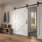 farmhouse mudroom door ideas