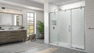 frosted shower door ideas