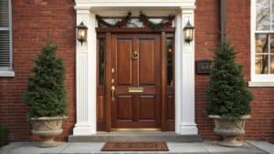 holiday apartment entrance decor