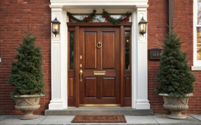 12 Apartment Front Door Christmas Decor Ideas