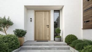 light ash wood doors