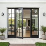 stylish steel french doors