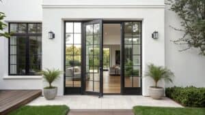 stylish steel french doors