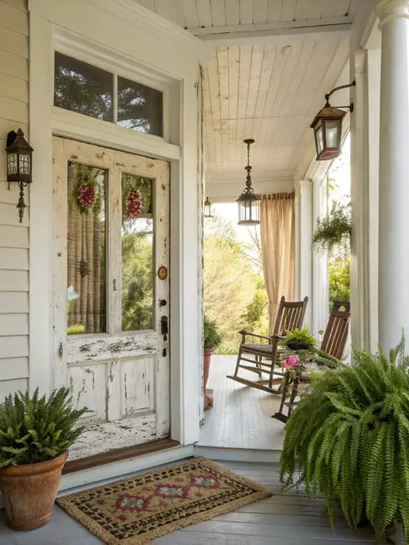 vintage aesthetic charming doors