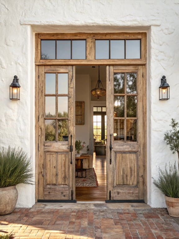 vintage reclaimed wood doors