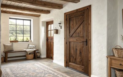 12 Rustic Wooden Interior Door Ideas