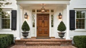 timeless wood door colors
