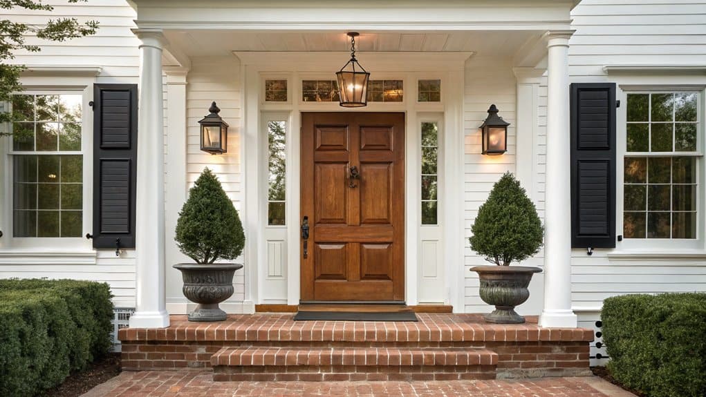 timeless wood door colors