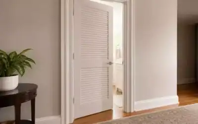 11 Bathroom Door Designs for Privacy and Airflow