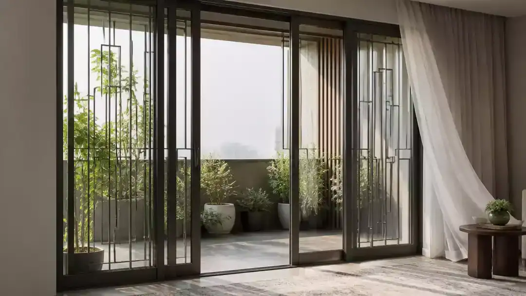 12 Sliding Door for Balcony With Grill Ideas