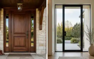 Wood or Glass Front Doors and What Each Gives Up