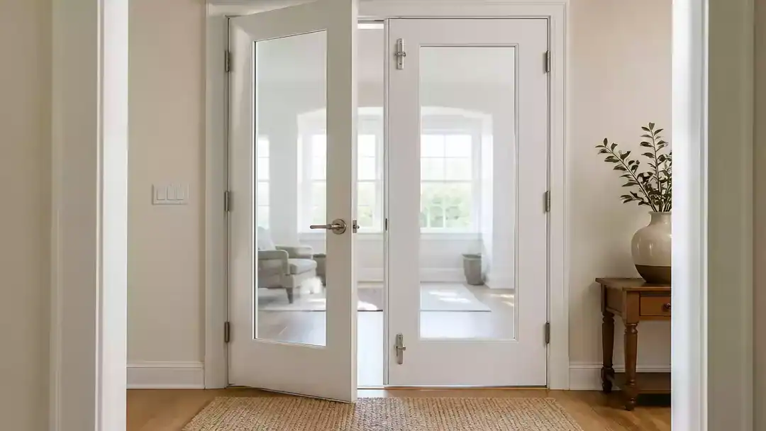 What Hardware Works Best When Only One French Door Leaf Is Active?