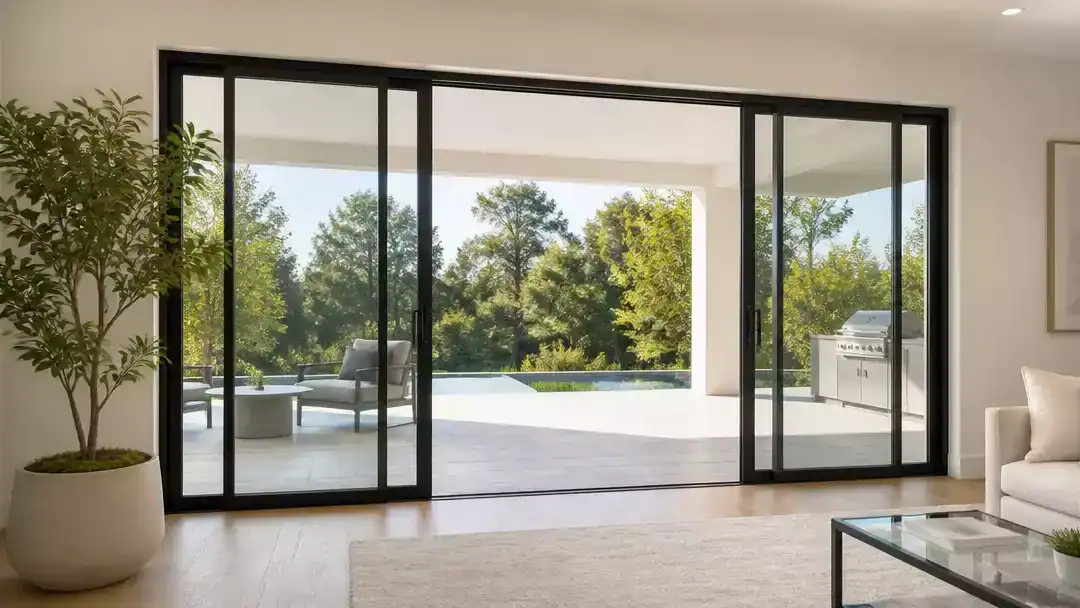 4-Panel Sliding Patio Doors for Wide Openings That Actually Look Custom