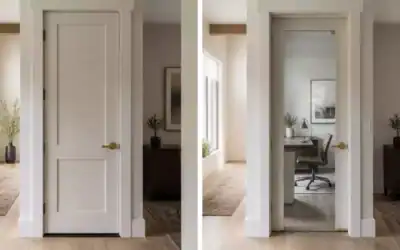 Glass or Solid Door for a Home Office?