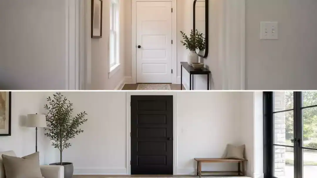 Black or White Interior Doors for a House With Light Walls?