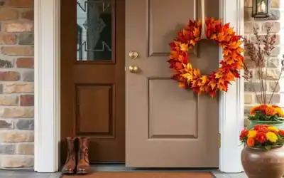 15 Fall Wreaths for Front Door With the Cozy Look Everyone Loves