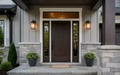 What Size Front Door for a Wide Facade