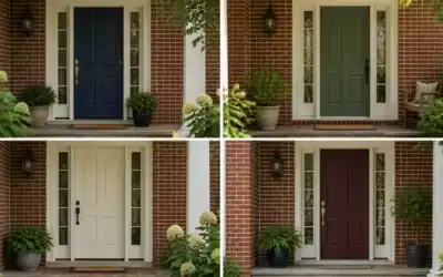 Front Door Colors for Red Brick Houses Beyond Black