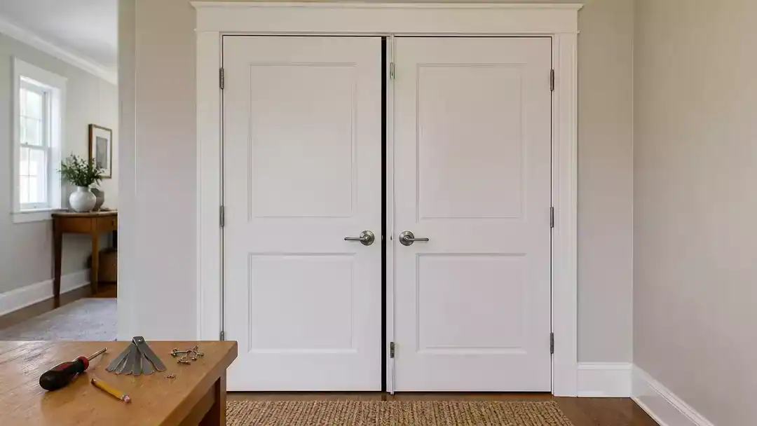What to Do When Double Doors Leave an Awkward Gap in the Middle