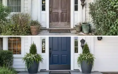 Front Door Makeover Ideas With Serious Before-and-After Impact