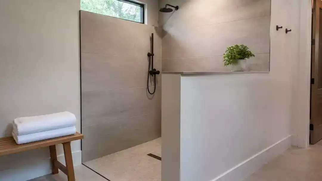 Walk In Shower No Door Ideas That Feel Open Without Feeling Exposed