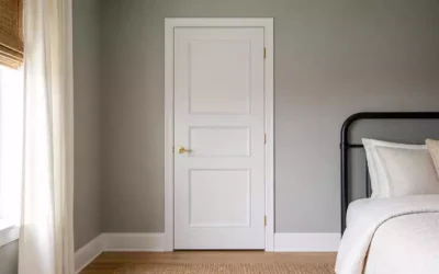 Closet Door Makeover for a Custom-Built Look on a Basic Door