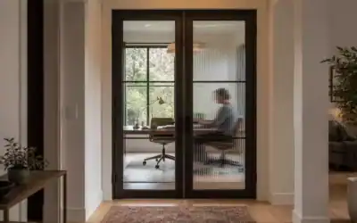 Clear or Reeded Glass for Interior French Doors?