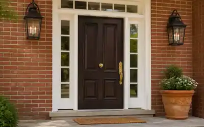 Front Door Color Ideas That Suit Red Brick Not Fight It