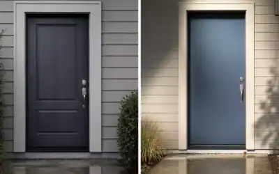 Front Doors for Homes Without a Covered Porch