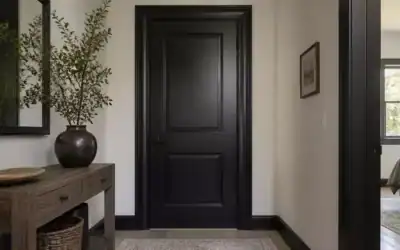 How to Paint Interior Doors Black Without Making the Trim Feel Disconnected