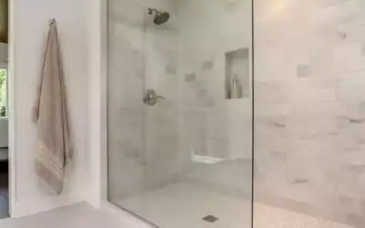 Glass Shower Doors That Let the Tile Do the Talking