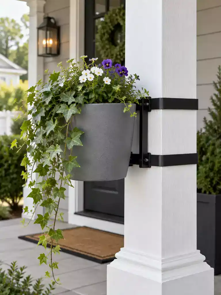 Column-Mounted Pot