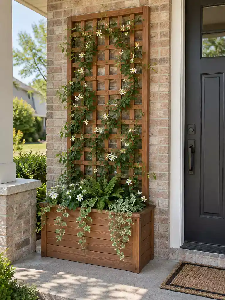 Wall Trellis Planter