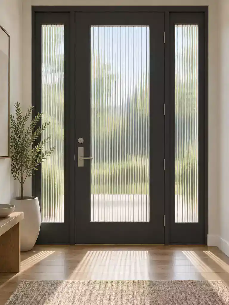 Fluted glass