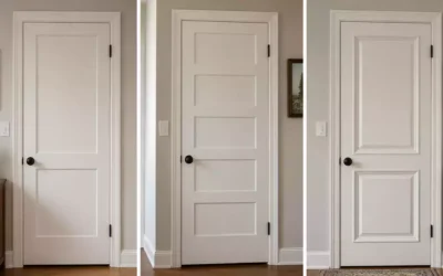 Hollow Core Bedroom Doors Built Up to Feel More Like Solid Wood