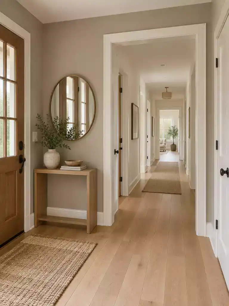 4. Adjacent hallway color