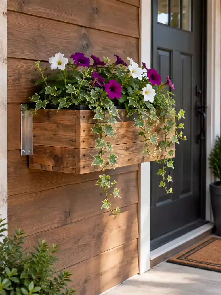 Mounted Crate Planter