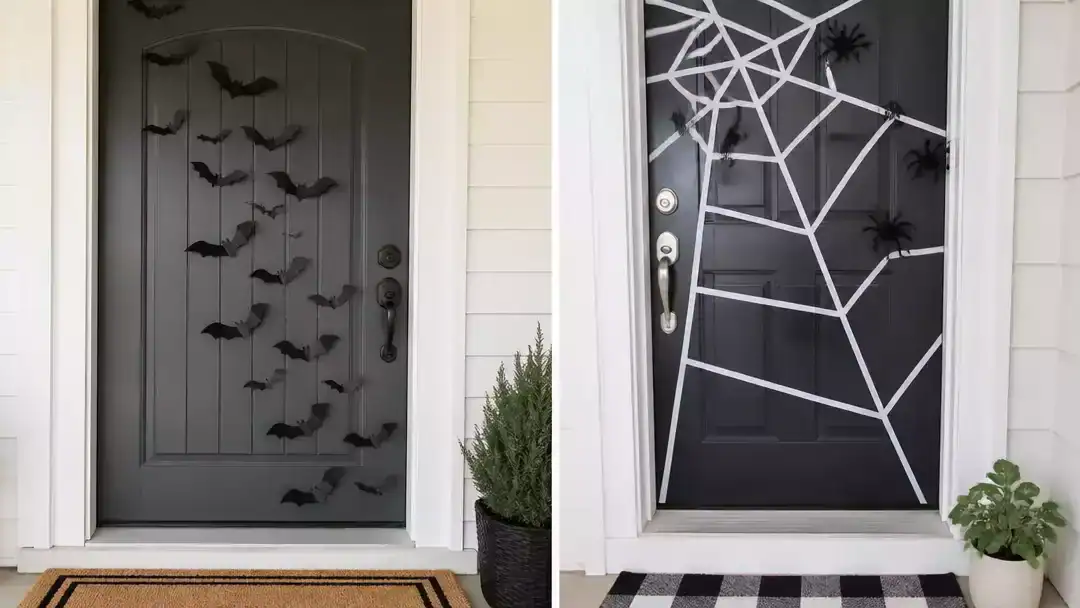 15 Easy Halloween Door Decorations for One Evening