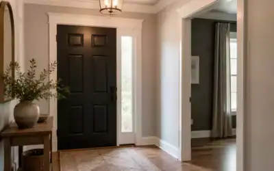 We Changed the Entryway Paint Instead of Repainting the Front Door