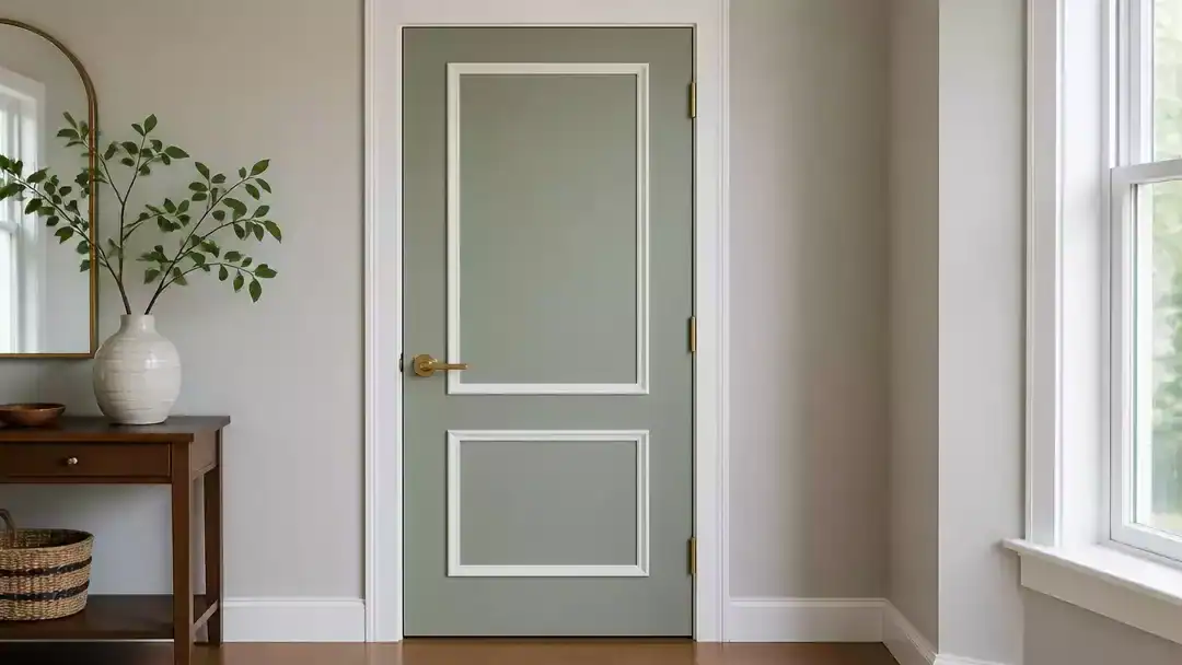 11 Hollow Core Door Makeovers With Molding and Paint