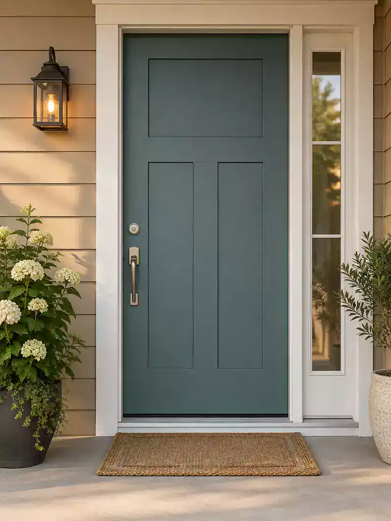 6. Muted teal
