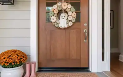 16 Cute Halloween Door Decorations Without the Scare