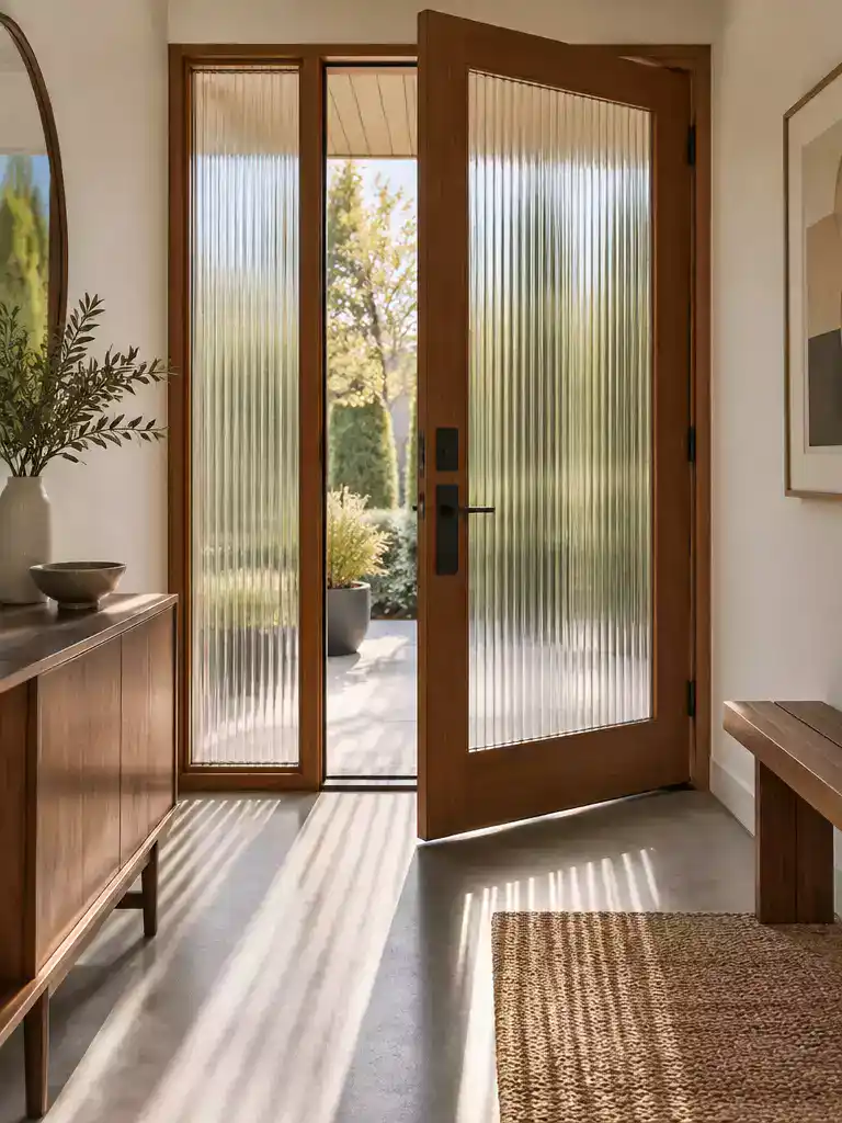 Reeded glass