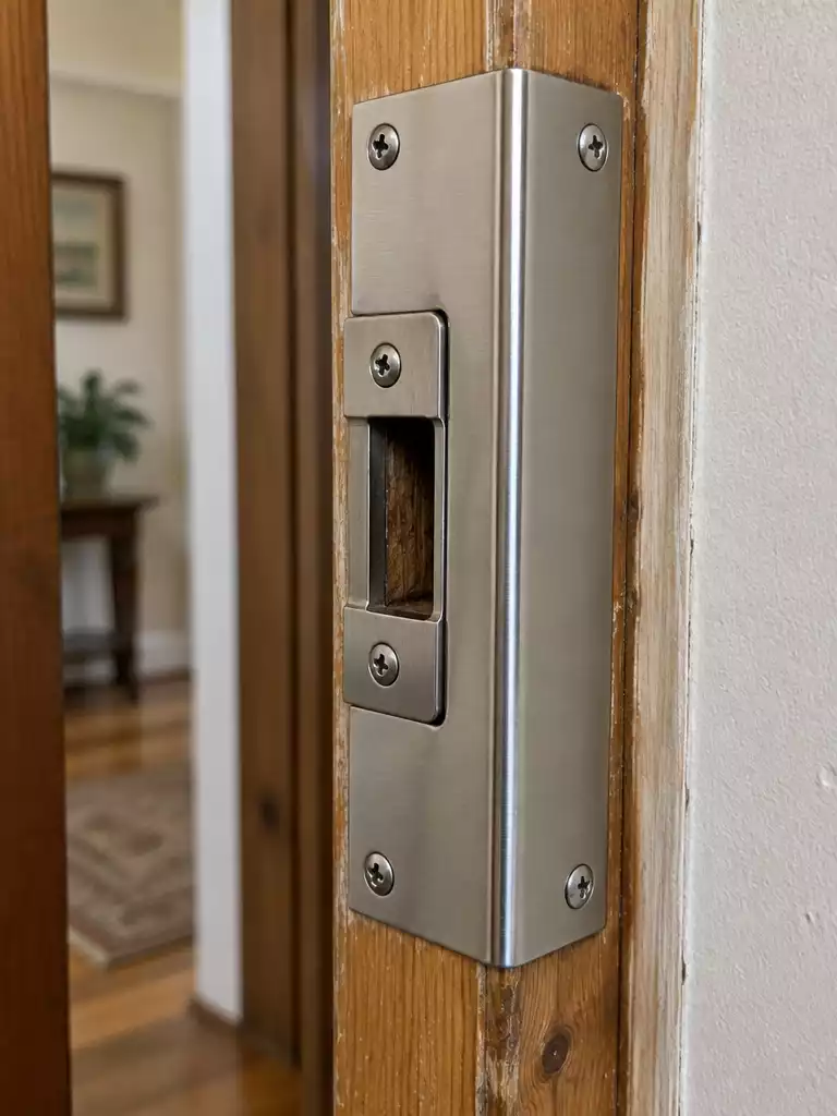 Jamb reinforcement plate