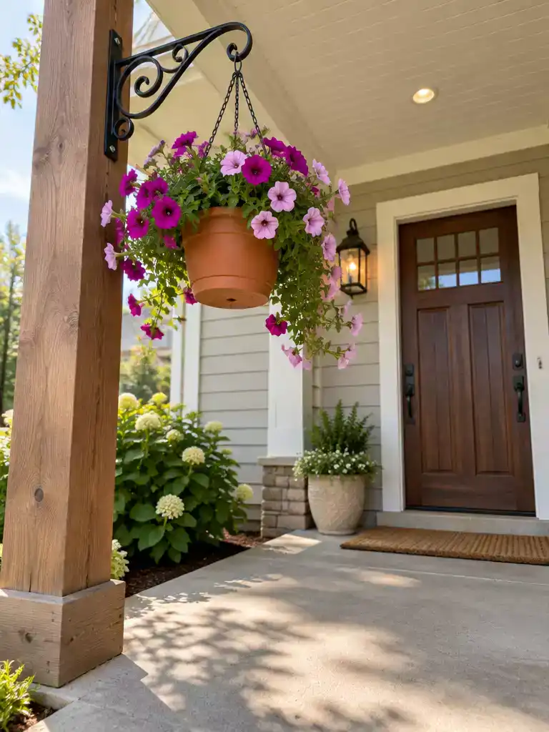 Bracket-hung pot